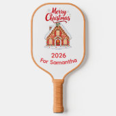 Personalized Christmas Pickleball Paddle for mom ピックルボールラケット (正面)