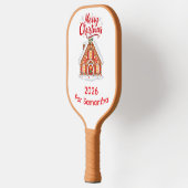 Personalized Christmas Pickleball Paddle for mom ピックルボールラケット (左)