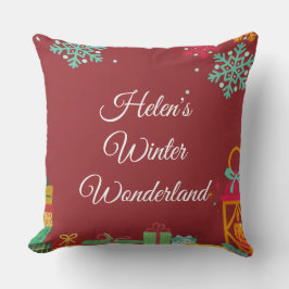 Personalized Christmas Pillow クッション
