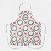 Personalized Christmas Ribbon Apron エプロン (正面)