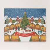 Personalized Christmas Secret Message/Marry me ジグソーパズル (横)