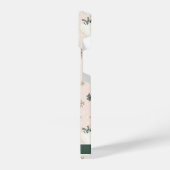 Personalized Christmas snowman phone case iPhoneケース (左側面)