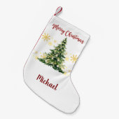 Personalized Christmas Stocking スモールクリスマスストッキング (正面 (吊り時))