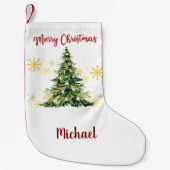 Personalized Christmas Stocking スモールクリスマスストッキング (正面)