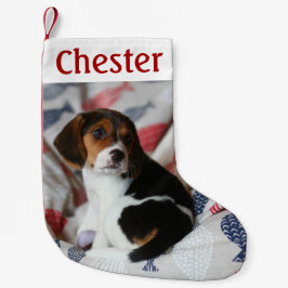 Personalized Christmas Stocking with Pet Photo  スモールクリスマスストッキング