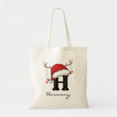 Personalized Christmas Tote Bag for Employees トートバッグ (正面)