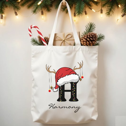 Personalized Christmas Tote Bag for Employees トートバッグ