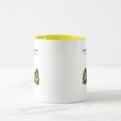 Personalized Christmas Tree "Best Friend Ever" マグカップ (中央)