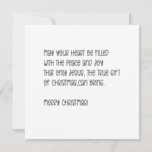 Personalized Christmas tree patchwork prints カード (裏面)