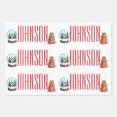 Personalized Christmas Wrapping Paper ラッピングペーパーシート (正面2)