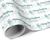 Personalized Christmas Wrapping Paper ラッピングペーパー (ロールコーナー)
