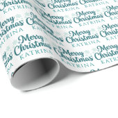 Personalized Christmas Wrapping Paper ラッピングペーパー (ロールコーナー)