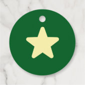 Personalized Christmas Wreath Gift Tag  フェイバータグ (裏面)