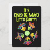 Personalized Cinco de Mayo Fiesta Lemon Lime  招待状 (正面)