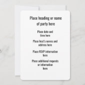 Personalized Cinco de Mayo Fiesta Lemon Lime  招待状 (裏面)