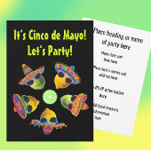 Personalized Cinco de Mayo Fiesta Lemon Lime  招待状