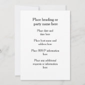 Personalized Cinco de Mayo Funny Lemon Lime 招待状 (裏面)