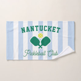 Personalized City Pickleball Club, Preppy Sports ハンドタオル