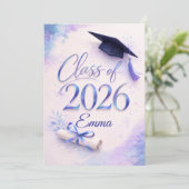 Personalized Class of 2026 Graduation Card カード (スタンド正面)