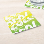 Personalized Class of 2026 Graduation Party Coaste スクエアペーパーコースター (アングル)