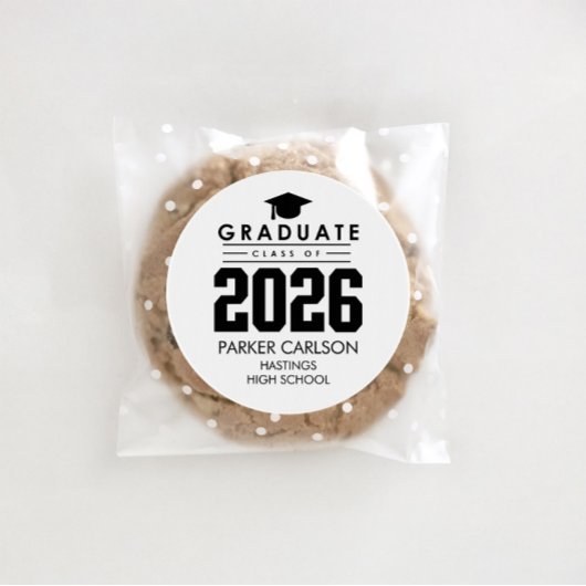 Personalized Class of 2026 Graduation Sticker ラウンドシール