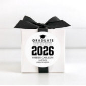 Personalized Class of 2026 Graduation Sticker ラウンドシール