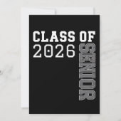 Personalized Class Of 2026 Senior Graduation 招待状 (正面)