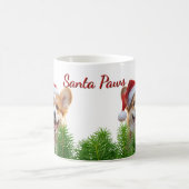 Personalized Classic Mug – Santa Paws Corgi Design コーヒーマグカップ (中央)