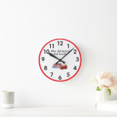 Personalized Classroom  ラウンド壁時計 (ホーム)