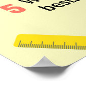 Personalized Classroom Rules for back to school ポスター (角)