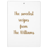 Personalized Clipboard クリップボード (裏面)