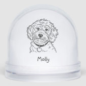 Personalized Cockapoo Dog Christmas (正面)