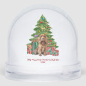 Personalized Cocker Spaniel Dog Christmas (裏面)