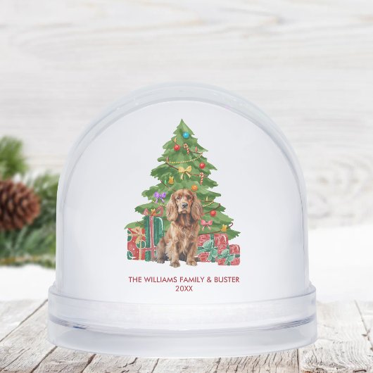 Personalized Cocker Spaniel Dog Christmas