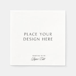 Personalized Cocktail Napkins Add Your Own Design スタンダードカクテルナプキン