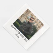 Personalized Cocktail Napkins for Birthday Party  (コーナー)