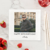 Personalized Cocktail Napkins for Birthday Party  (インサイチュ)