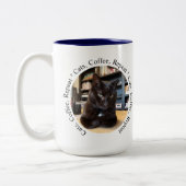 Personalized Coffee Cat Mug ツートーンマグカップ (左)