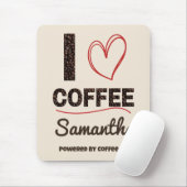 Personalized Coffee Lover | Custom Barista Gift マウスパッド (マウス)