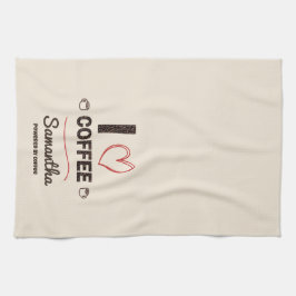 Personalized Coffee Lover Kitchen Decor キッチンタオル