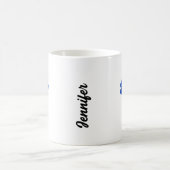 Personalized coffee mug | Custom name mug  モーフィングマグカップ (中央)