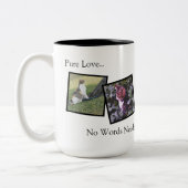 Personalized Coffee Mug for Animal Lovers ツートーンマグカップ (左)