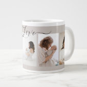 Personalized Coffee Mug with Family Memories ジャンボコーヒーマグカップ (正面右)