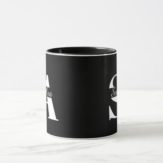 Personalized coffee mug with name マグカップ (中央)
