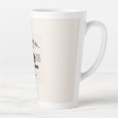Personalized Coffee Quote Design – Custom Name カフェラテマグ (右)