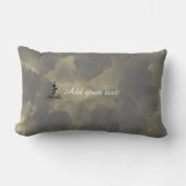 Personalized Color & Text Pillow for Stylish Homes ランバークッション (正面)