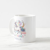 Personalized Colorful Sagittarius Zodiac Astrology コーヒーマグカップ (正面左)