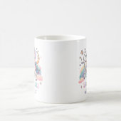 Personalized Colorful Sagittarius Zodiac Astrology コーヒーマグカップ (中央)