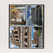 Personalized, Colosseum, Rome, Italy ジグソーパズル (縦)