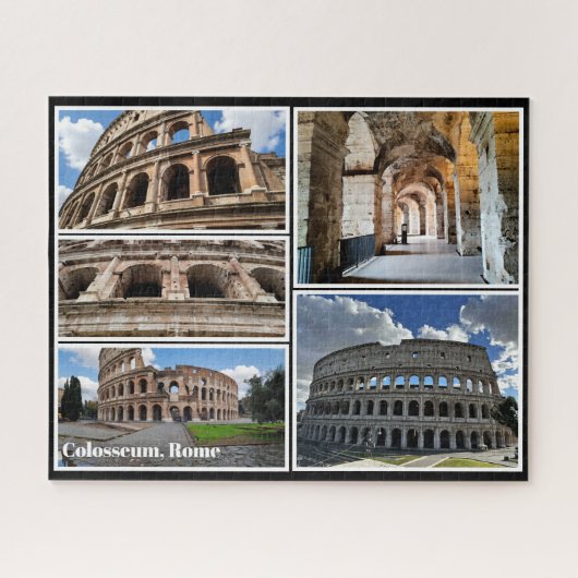 Personalized, Colosseum, Rome, Italy ジグソーパズル (横)
